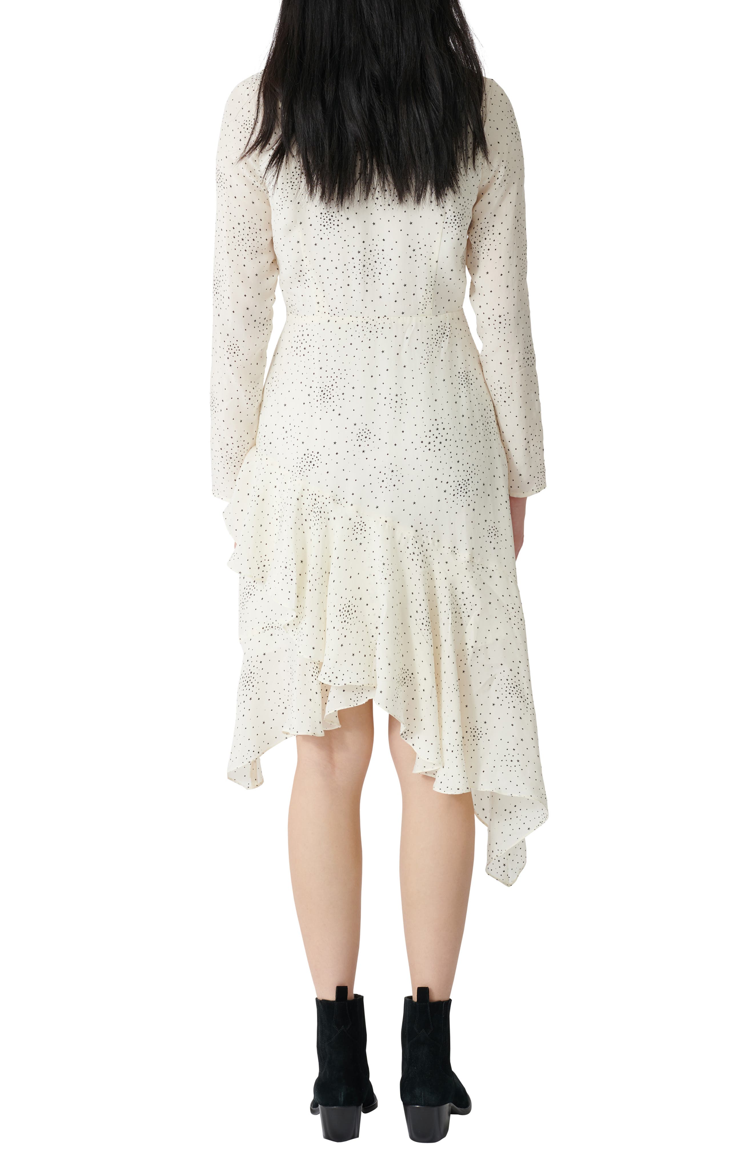 Reto Long Sleeve Asymmetrical Dress - image 2