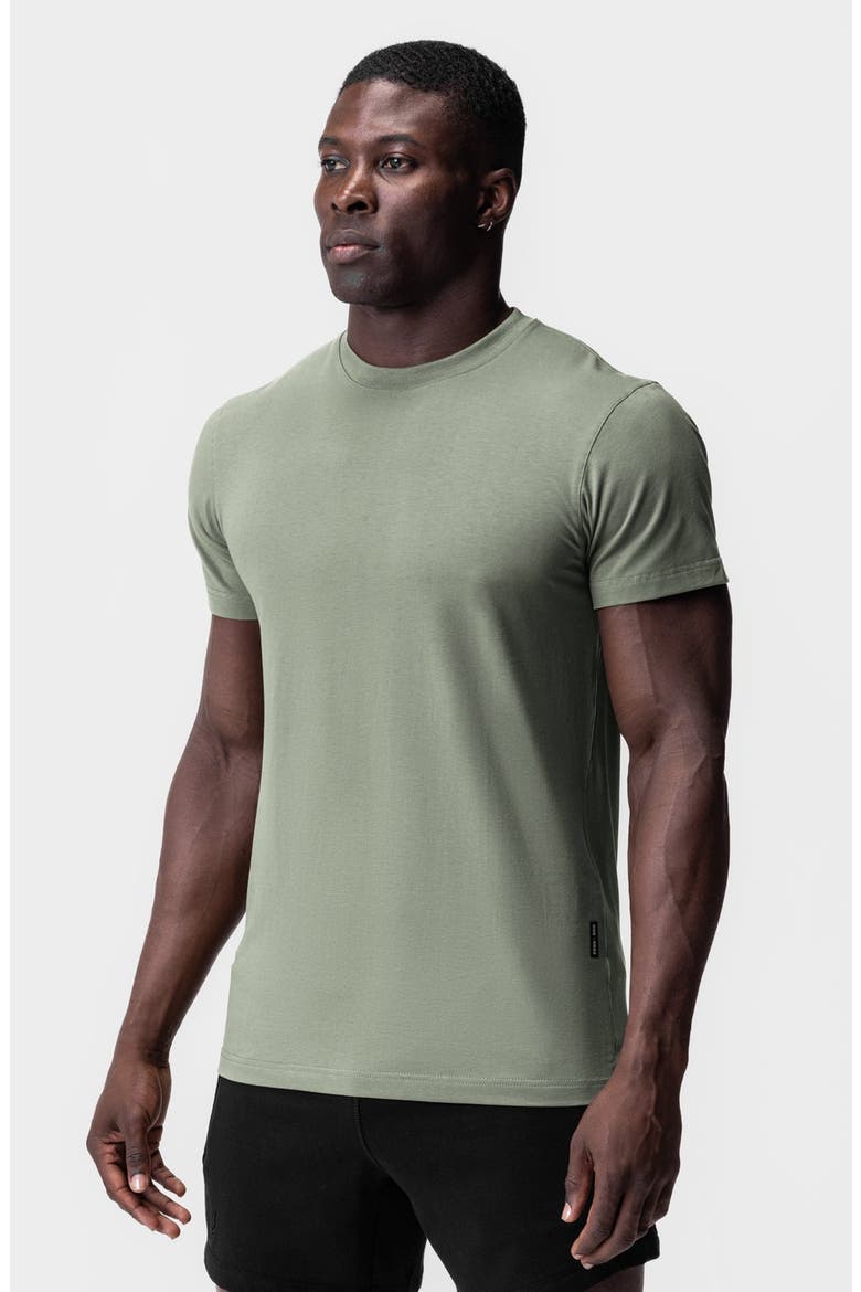Supima Essential Tee, Alternate, color, Sage