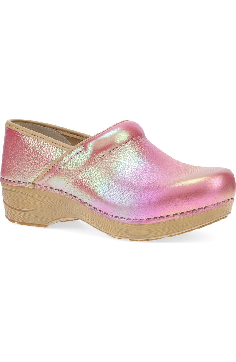 Dansko XP 2.0 Clog, Main, color, Pink Iridescent Leather