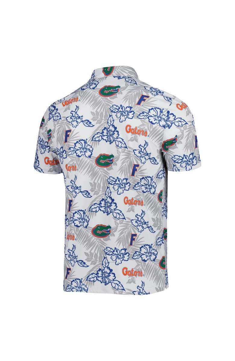 Reyn Spooner Men's Reyn Spooner White Florida Gators Performance Polo, Alternate, color, 