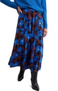 Seasalt Cornwall Lethlean Floral Pleated Maxi Skirt