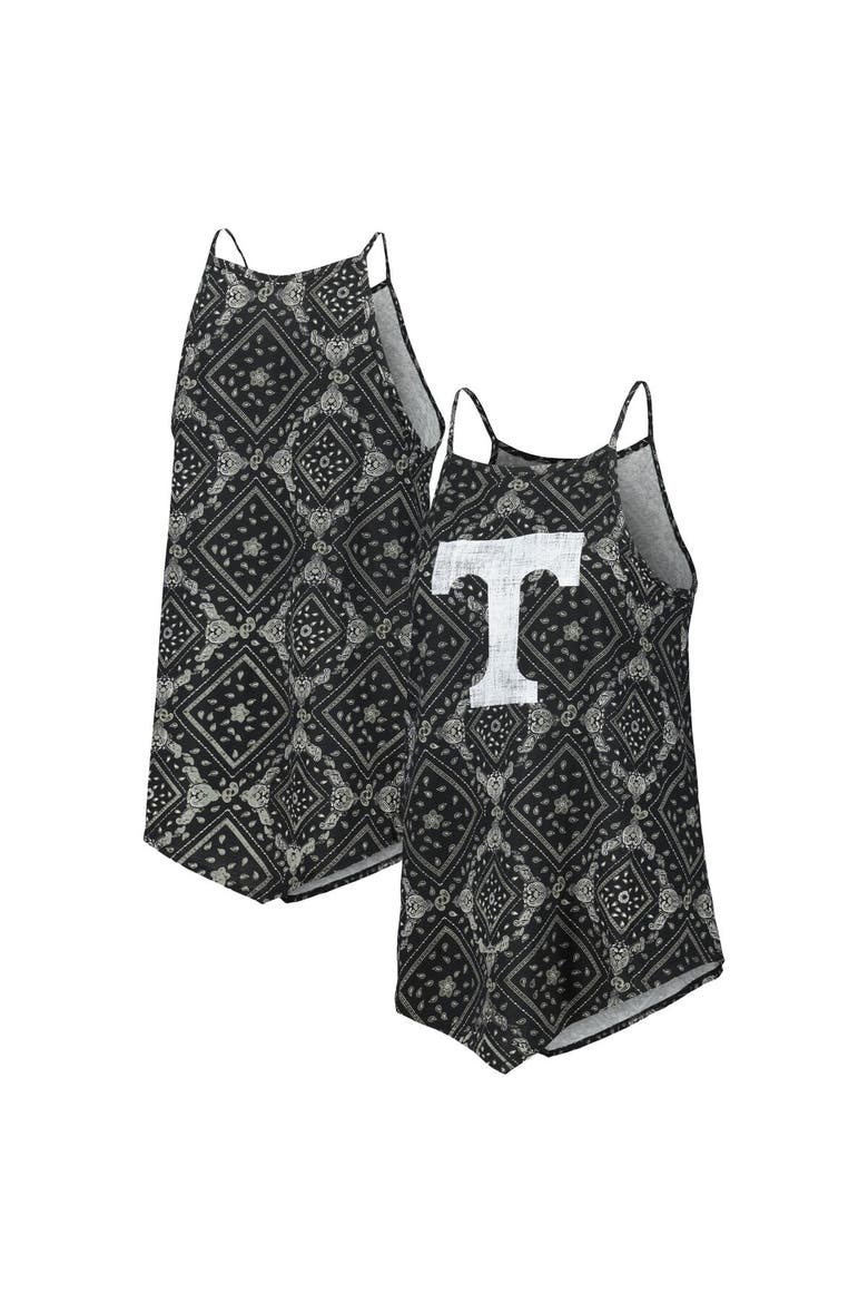 Women's Colosseum x Wrangler Black Tennessee Volunteers Bandana Tank Top, Alternate, color, Black