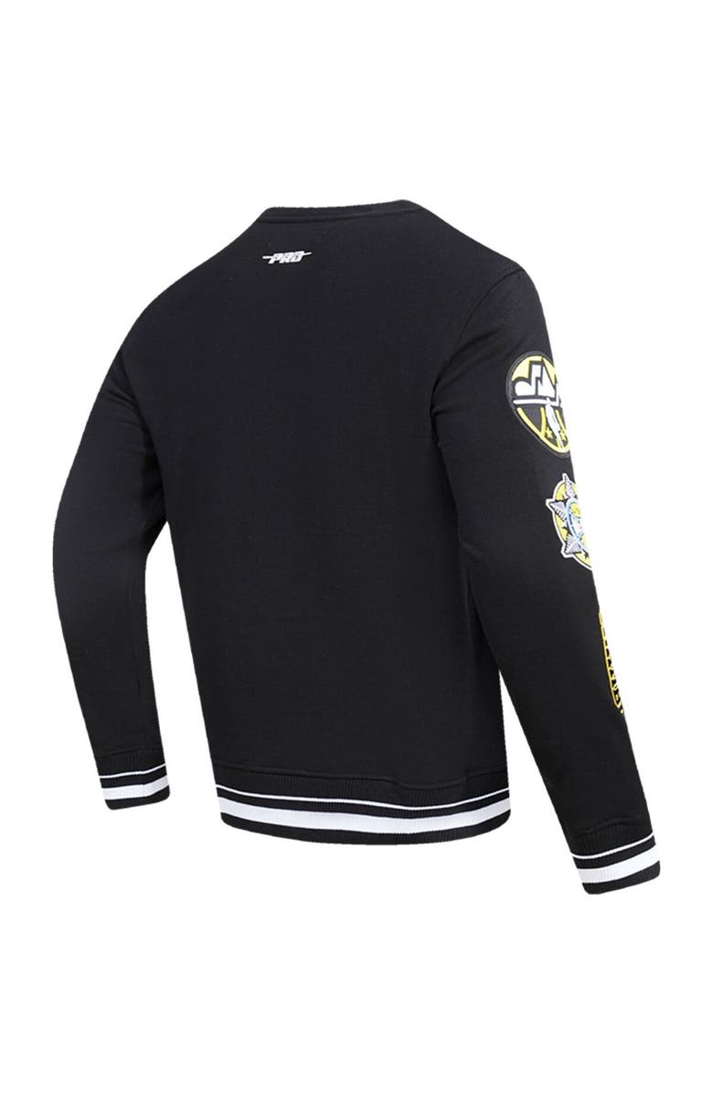 PRO STANDARD Unisex Pro Standard Black Grambling Tigers 2023 NBA All-Star Game x HBCU Classic Chenille Pullover Sweatshirt, Alternate, color, 