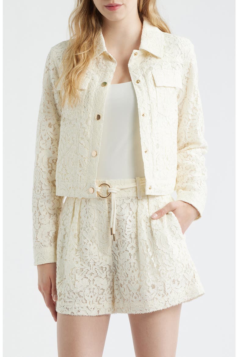 Lori Lace Jacket, Main, color, WHITE
