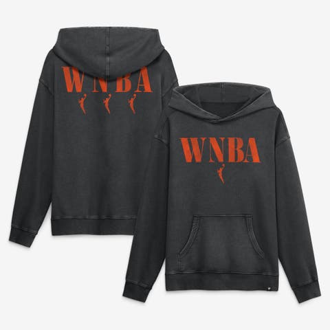 Men's Fanatics Black WNBA Relaxed Washed Hoodie
