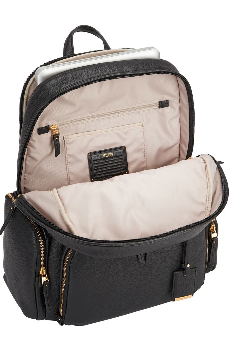 TUMI Calais Leather Computer Backpack, Alternate, color,