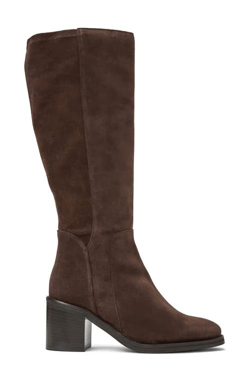 Aquatalia Serafina Water Resistant Knee High Boot In Brown