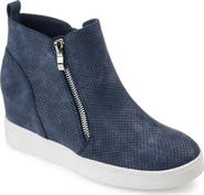 Journee Collection Pennelope Wedge Sneaker - Wide Width