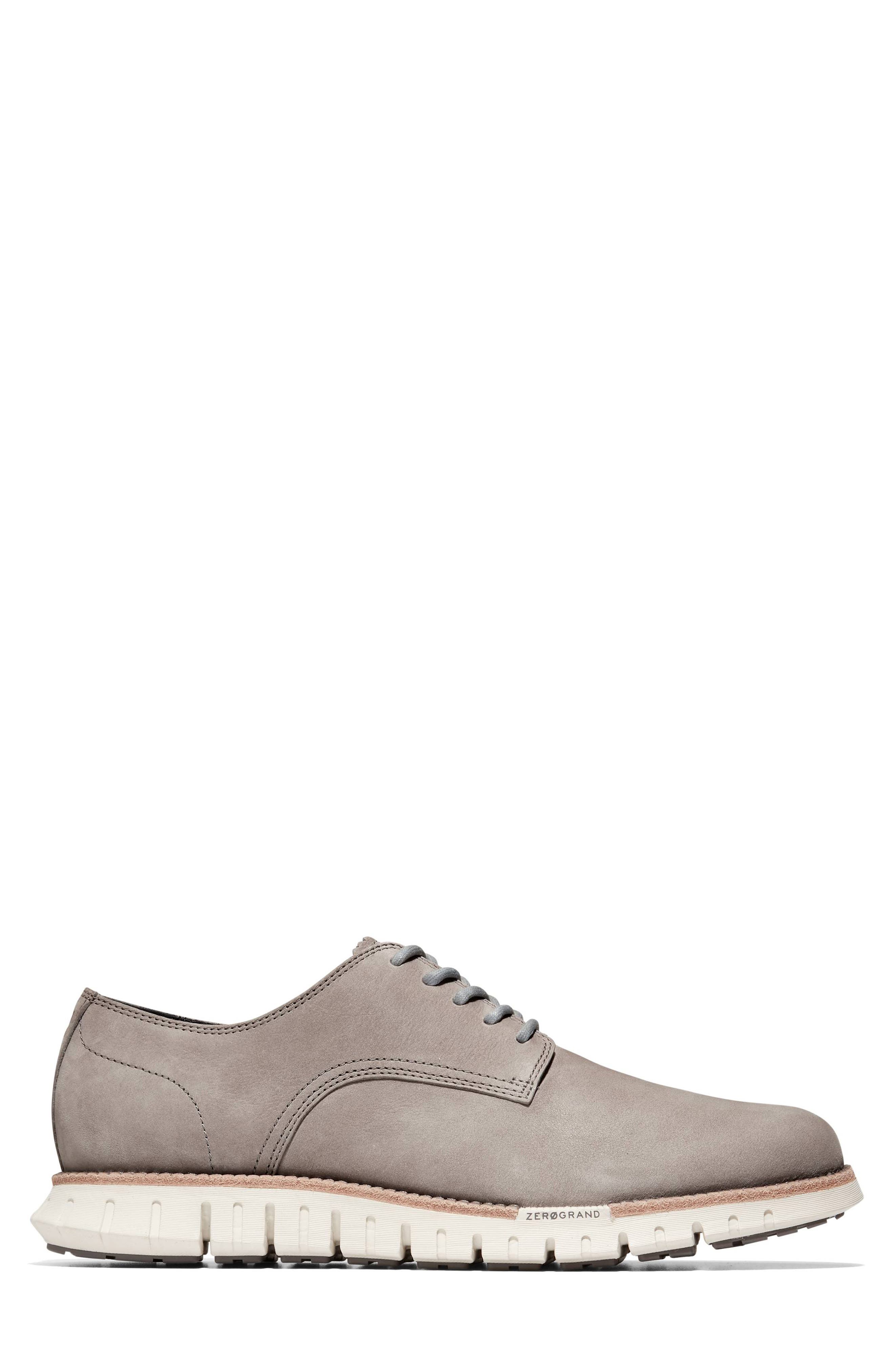 Cole Haan ZeroGrand Remastered Plain Toe Derby, Alternate, color, Titanium/ Silver Birch