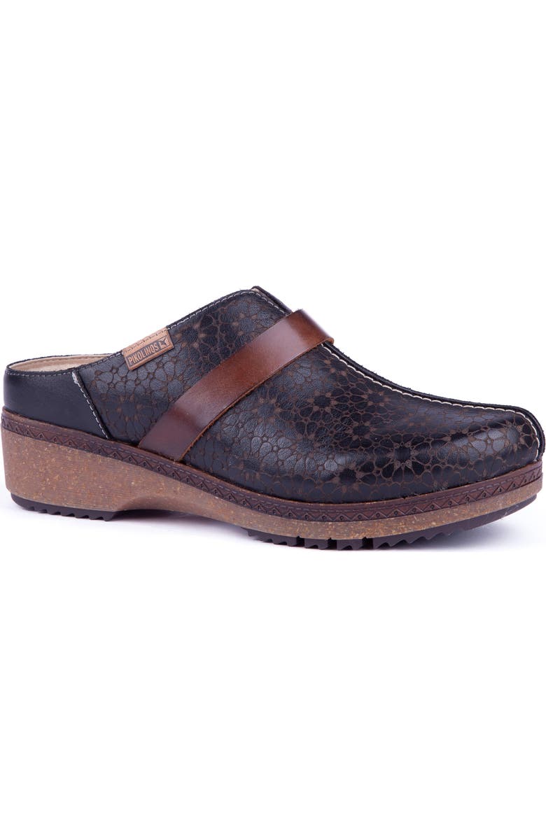 PIKOLINOS Granada Floral Embossed Clog, Main, color,