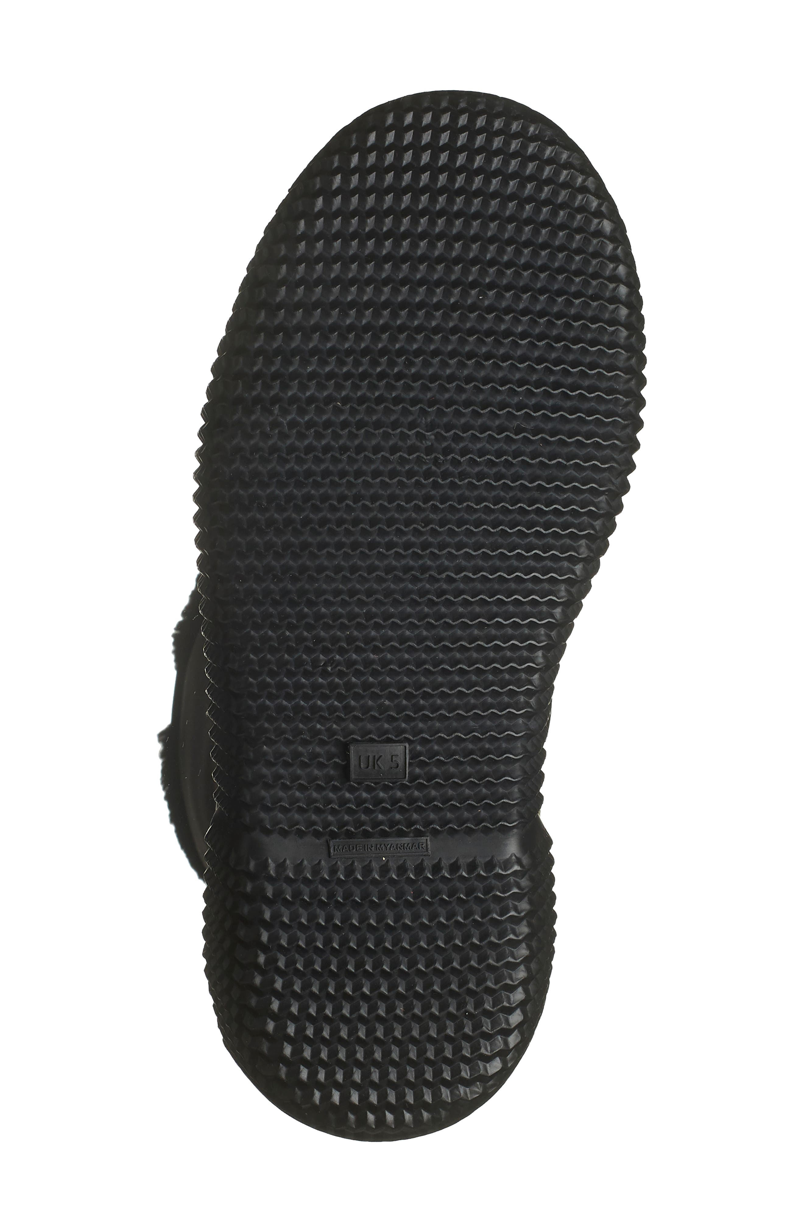 Hunter Roll Top Webbing Faux Shearling Lined Boot, Alternate, color, 