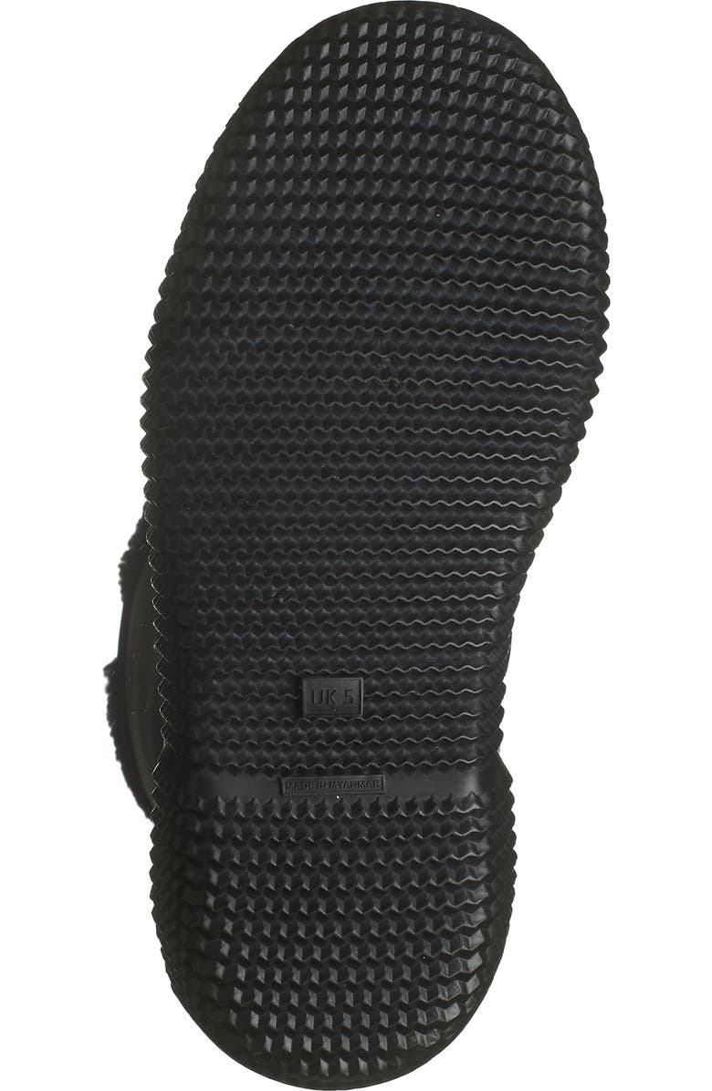 Hunter Roll Top Webbing Faux Shearling Lined Boot, Alternate, color,