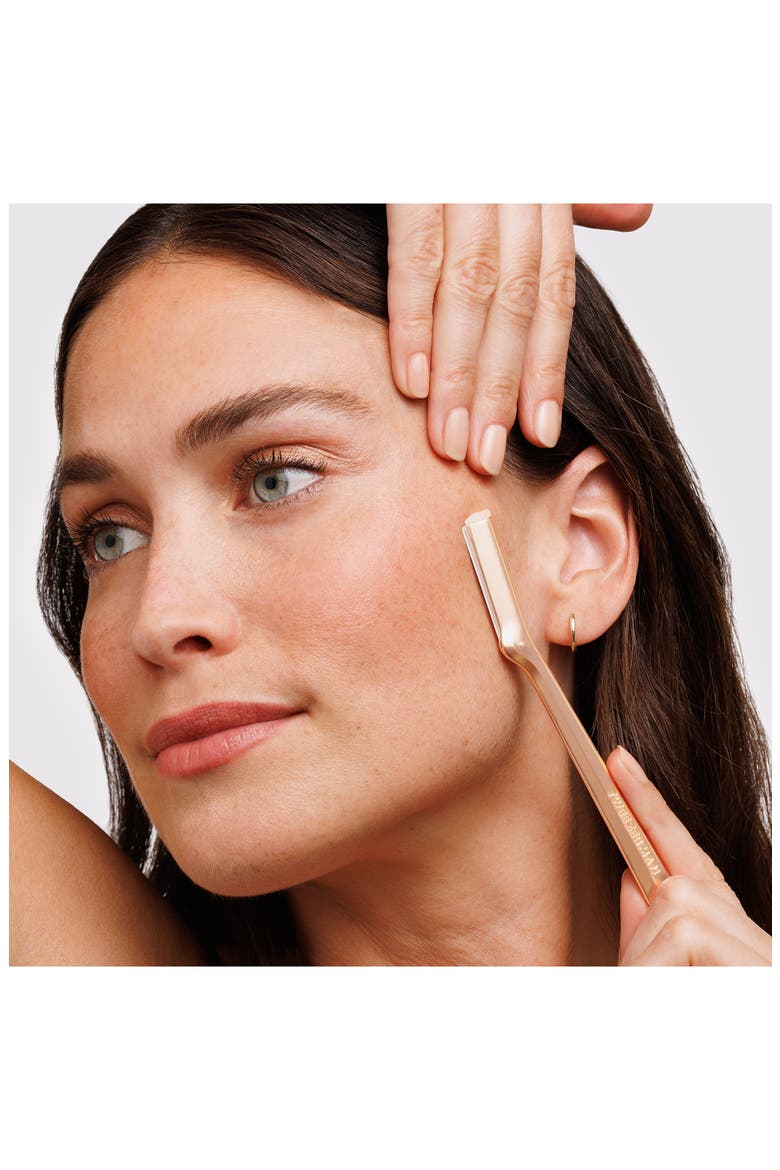 Rose Gold Facial Razor, Alternate, color, NO COLOR