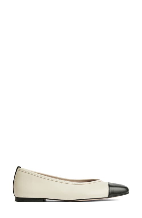 Lk Bennett Hanna Cap Toe Ballet Flat