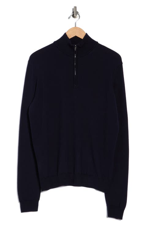 Birger Virgin Wool Quarter Zip Sweater