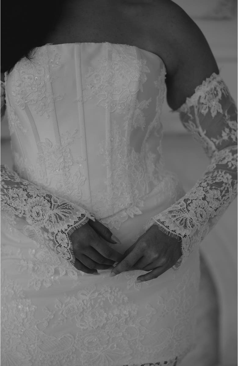 Untamed Petals Esme Mini Dress, Alternate, color, Ivory