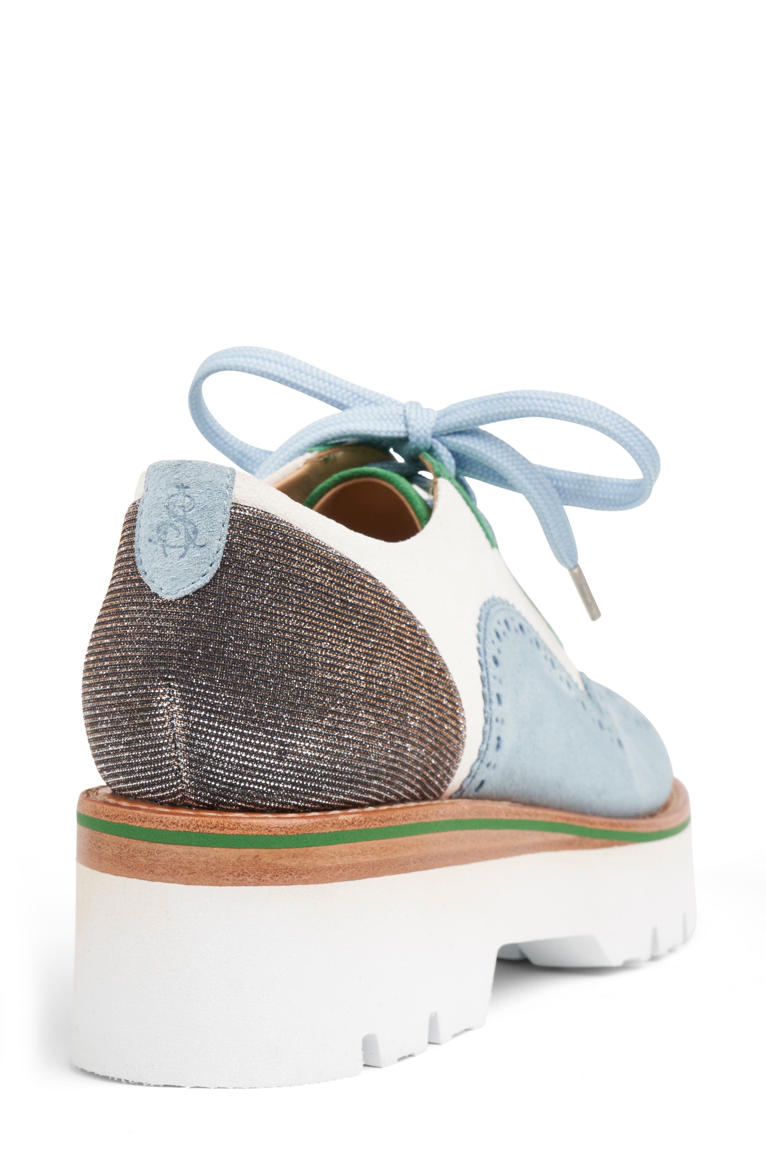 The Office of Angela Scott Ms. Elaine Colorblock Platform Derby, Alternate, color, 