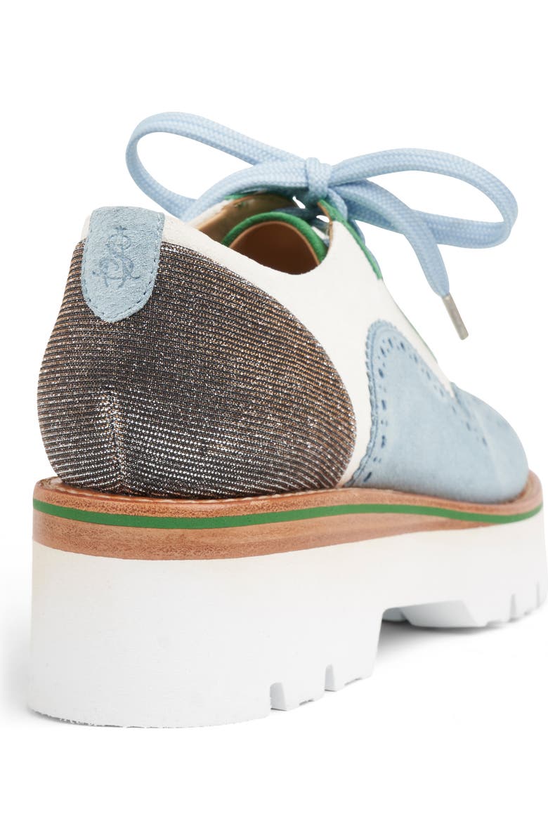 The Office of Angela Scott Ms. Elaine Colorblock Platform Derby, Alternate, color,