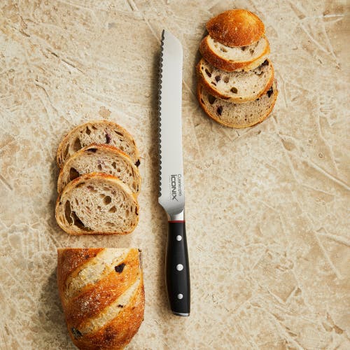 Cuisine::pro Iconix 8" Bread Knife In Black