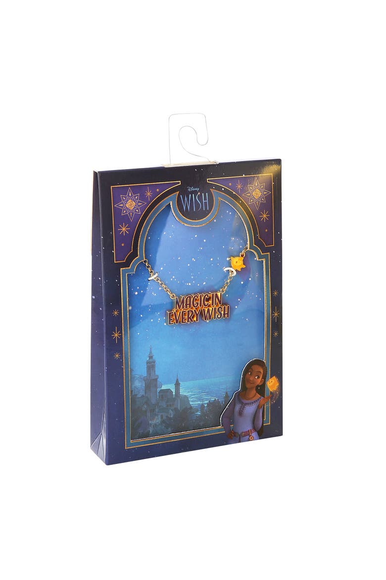 Flash-Plated Magic in Every Wish Necklace, 16" + 3", Alternate, color, Gold