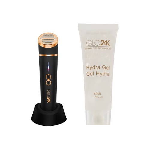 Glo24k Unleash The Power Of Gold Skin Rejuvenation Beauty Device +conductive Hydra Gel In Na
