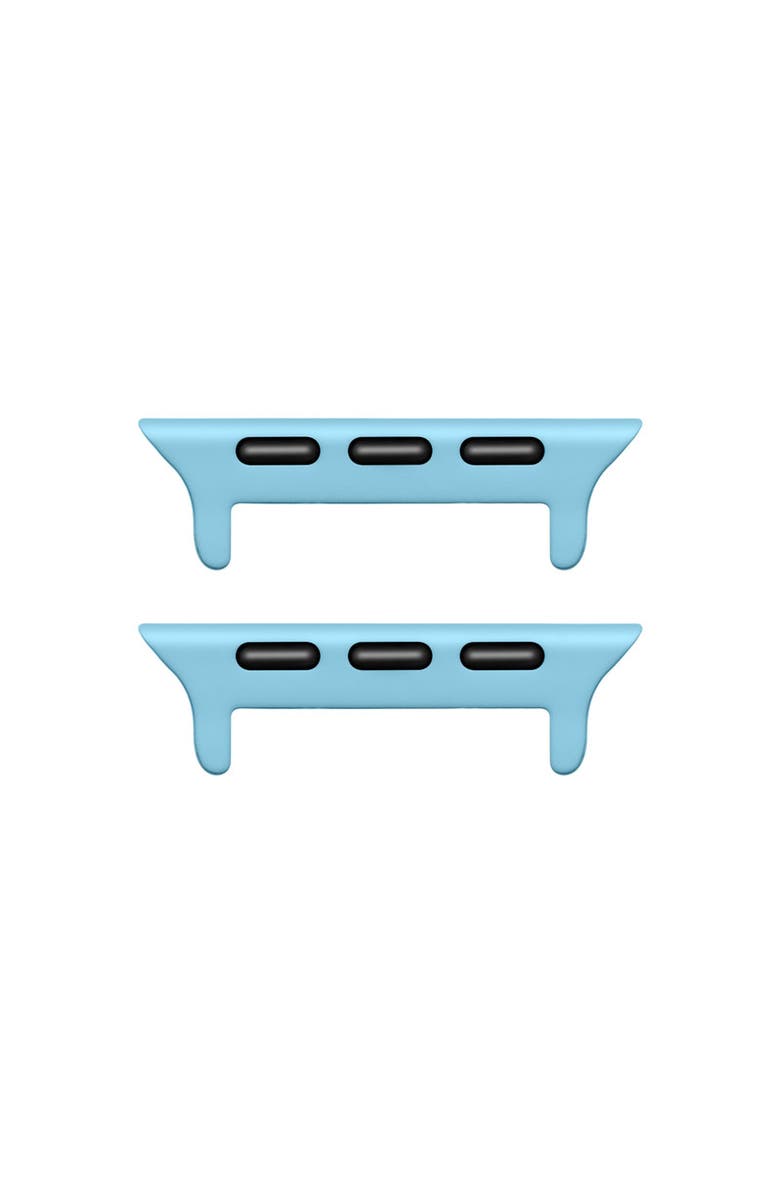Posh Tech Silicone Band for Apple Watch, Alternate, color, Retro Blue