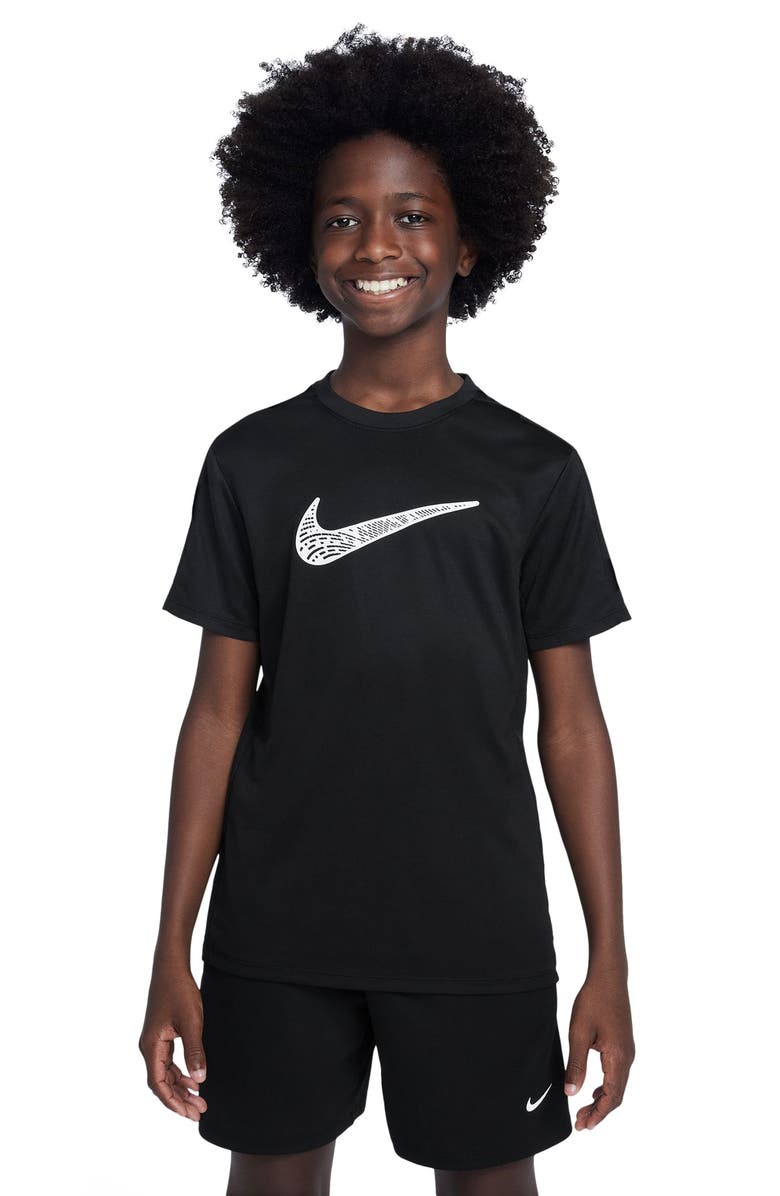 Nike Kids' Dri-FIT Trophy 23 Swoosh T-Shirt, Main, color, 