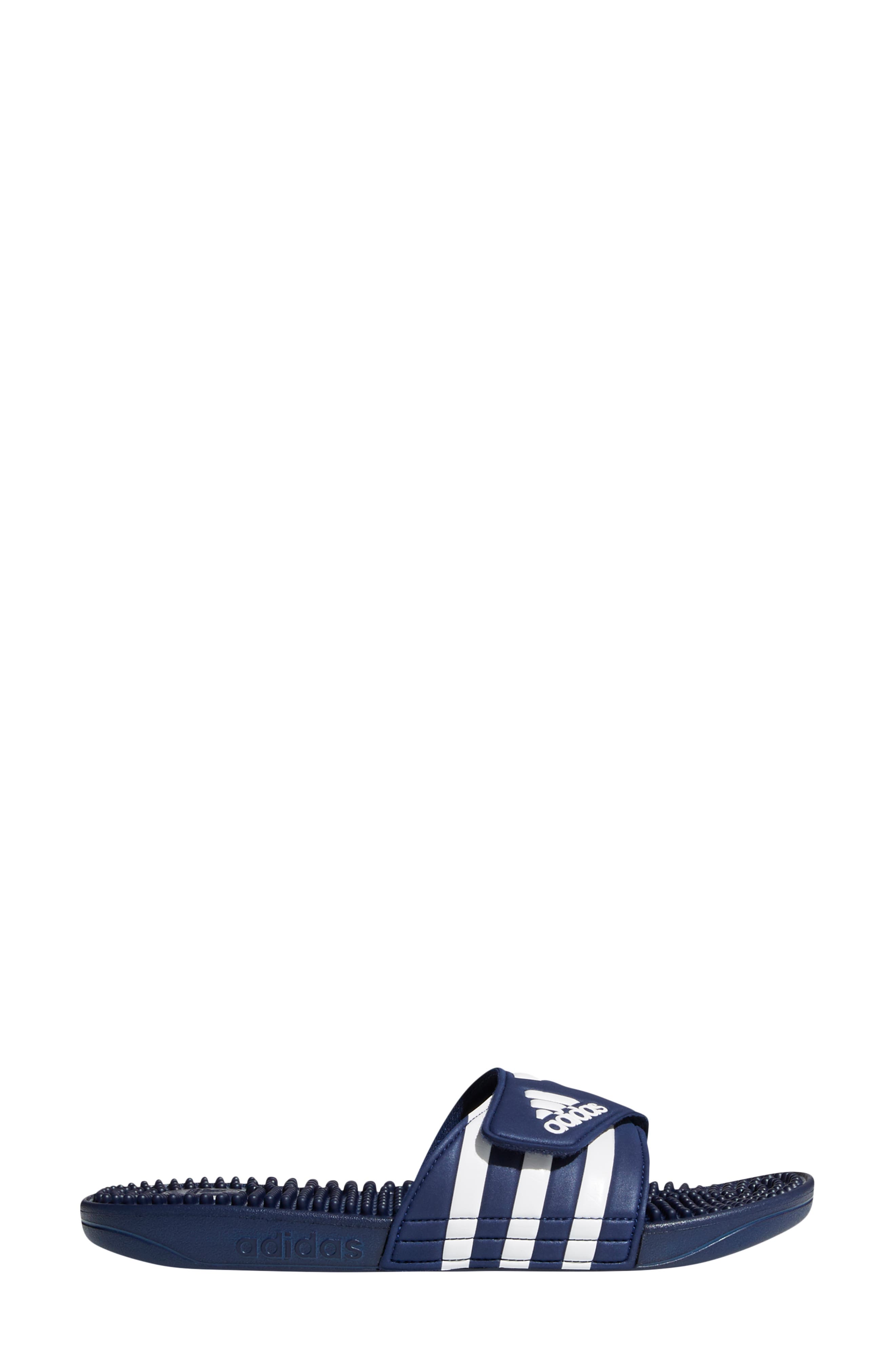 adidas Adissage Sport Slide, Alternate, color, Dark Blue/ White