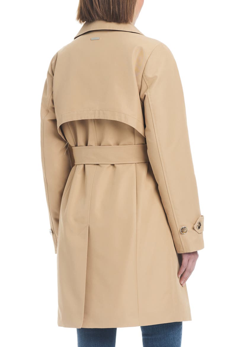 Double Breasted Trench Coat, Alternate, color, TRUE KHAKI