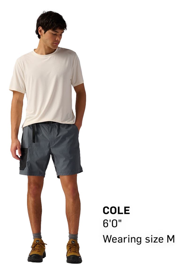 Wasatch Ripstop Short - Men's, Alternate, color, Turbulence/Black
