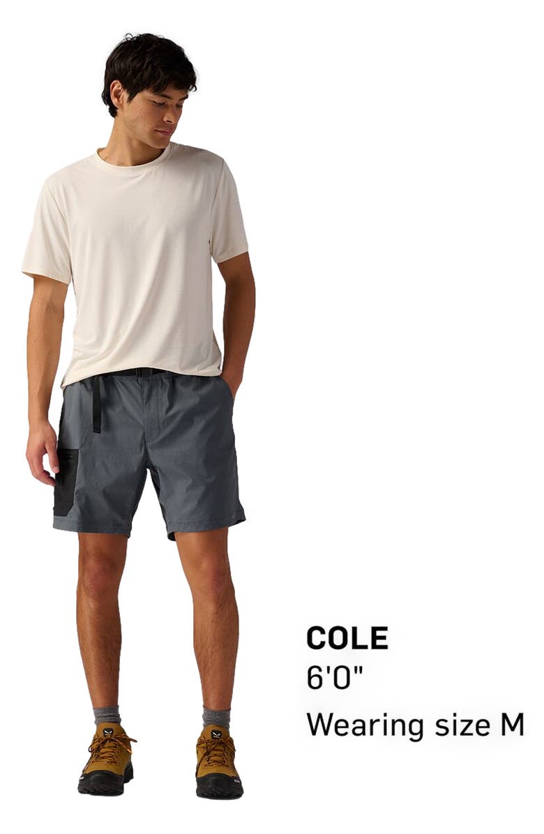 Backcountry Wasatch Ripstop Short - Men's, Alternate, color, Turbulence/Black