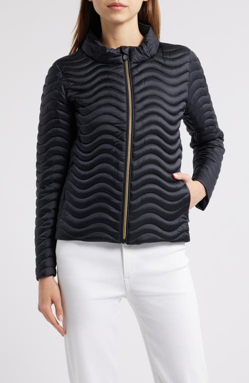 Save The Duck Pearl Water Repellent Quilted Jacket In Black