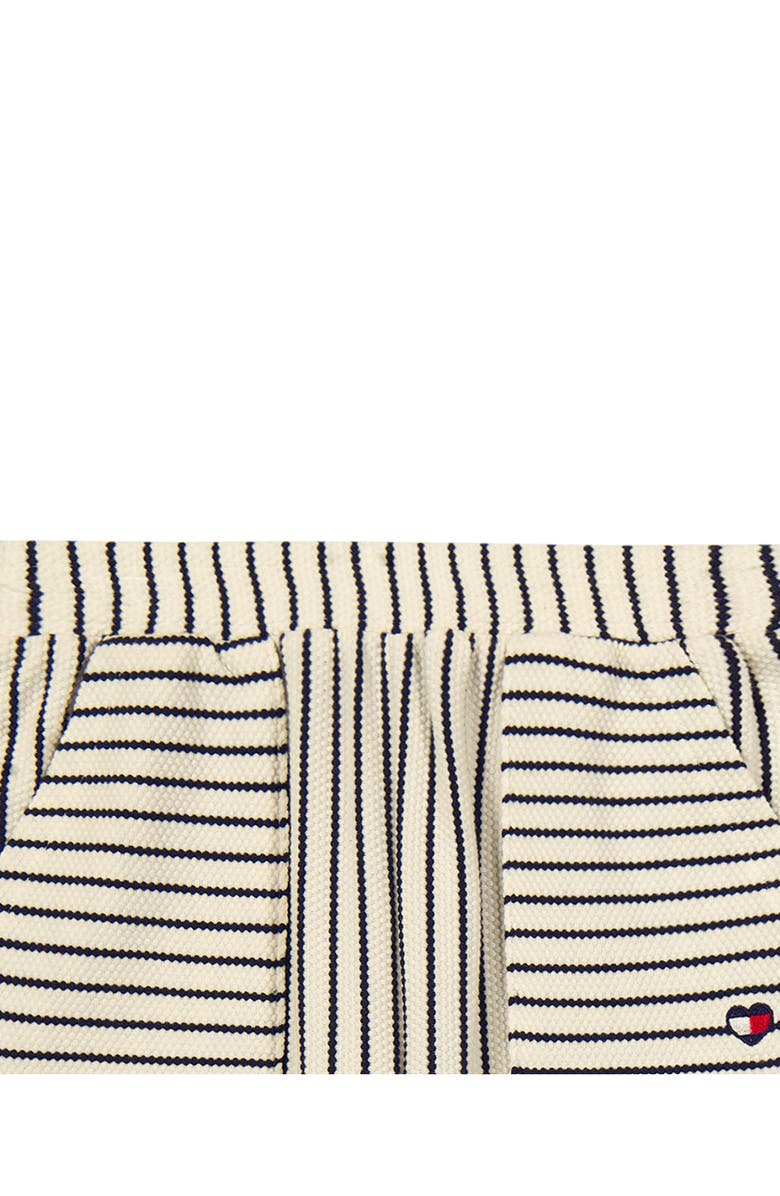 Tommy Hilfiger Stripe Pant Set, Alternate, color, White Multi