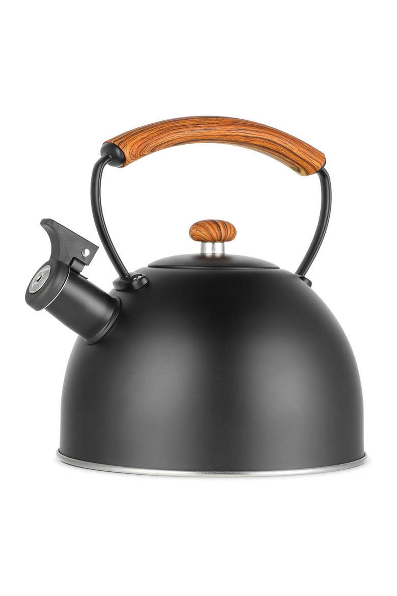 3.2 Quart Whistling Tea Kettle, Main, color, Matte Black