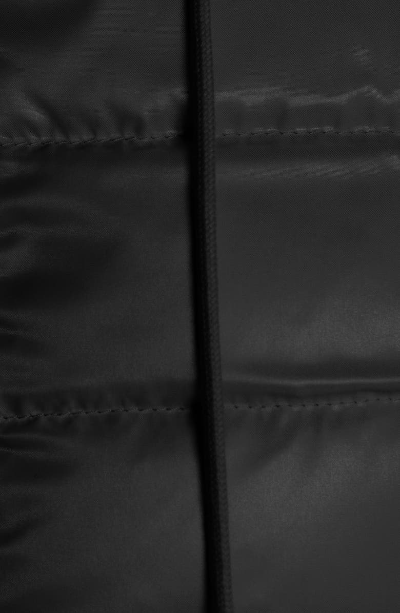 Moncler Quilted Down & Knit Cardigan, Alternate, color, 