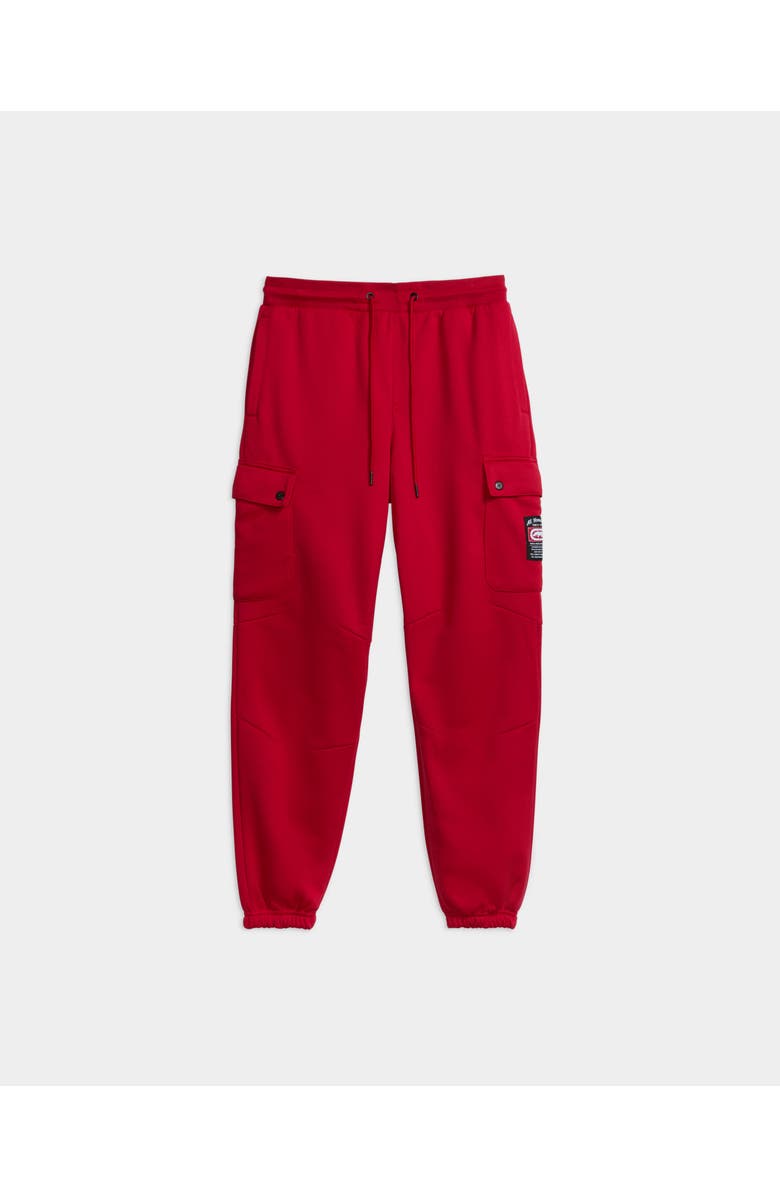 ECKO Cargo Pocket Knit Joggers, Main, color, True Red