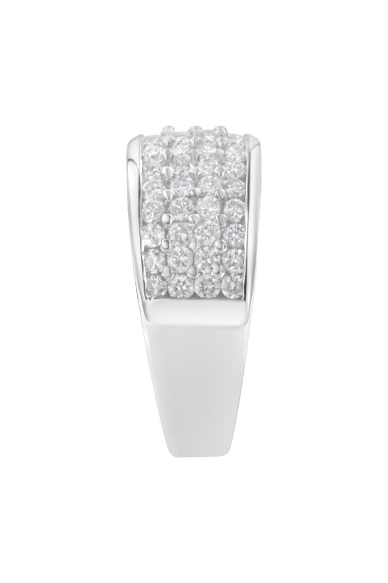 14K White Gold 1.0 Cttw Round Cut Diamond Ring, Alternate, color, White