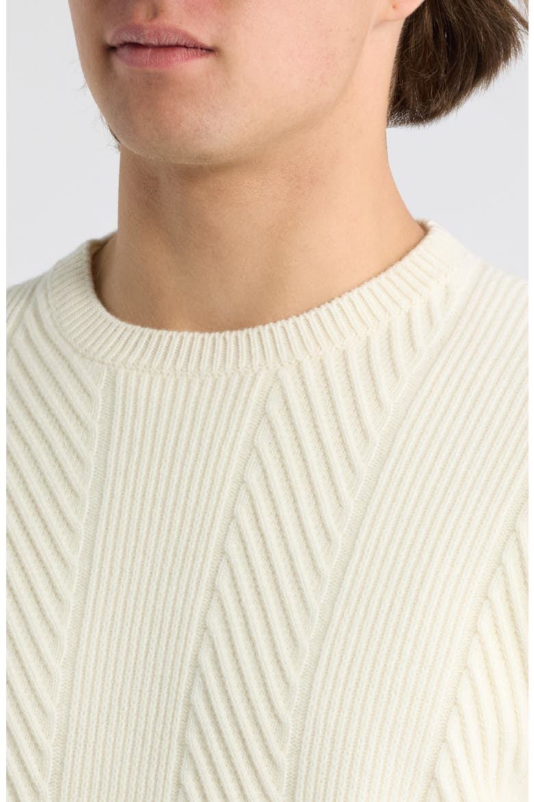 Merino Wool & Cashmere Sweater, Alternate, color, ALMOND