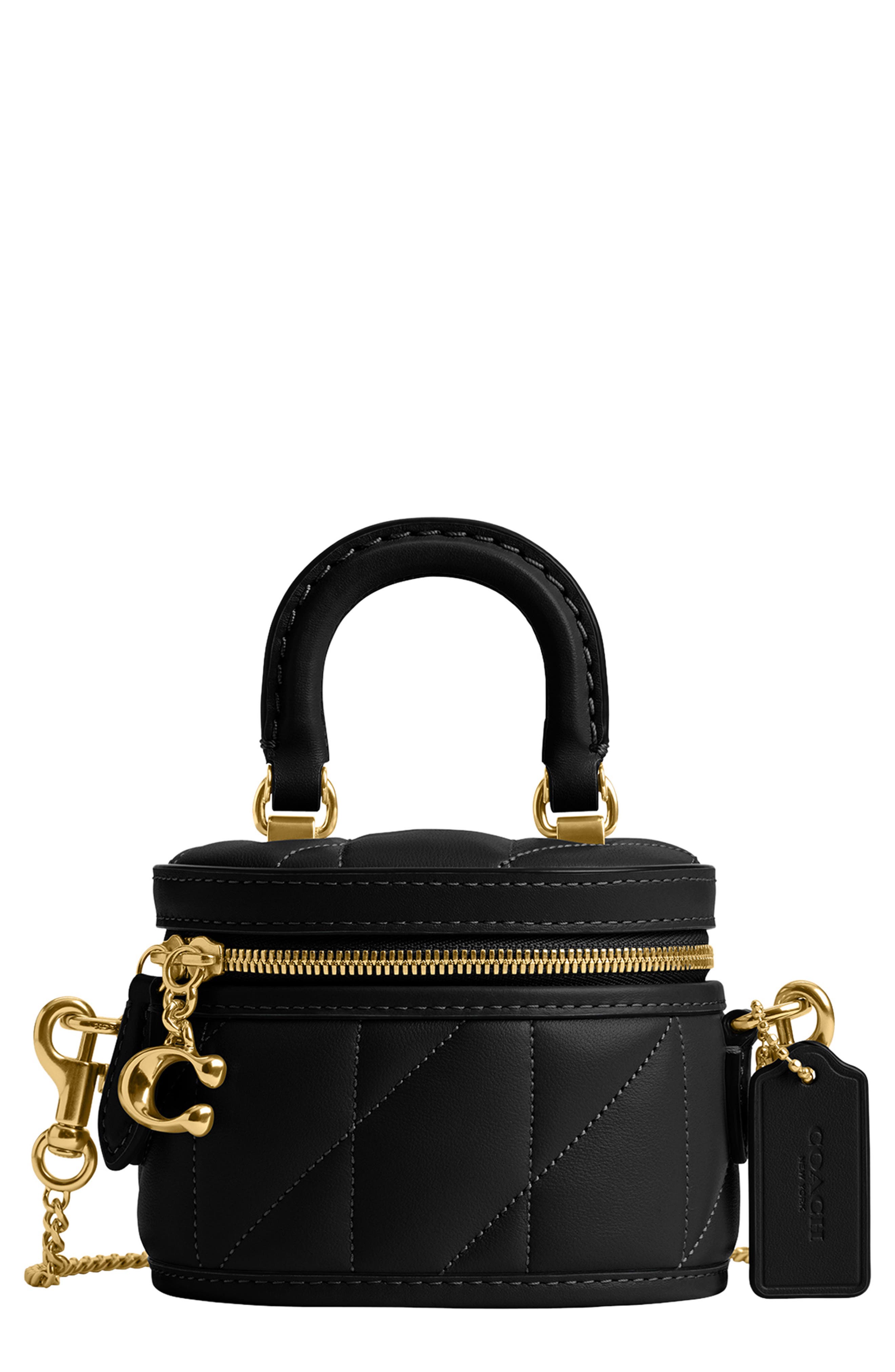 COACH Trail Quilted Pillow Leather Crossbody Bag, Main, color, 