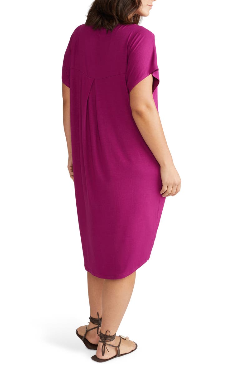 Universal Standard Helen Shift Dress, Alternate, color, Rothko Purple