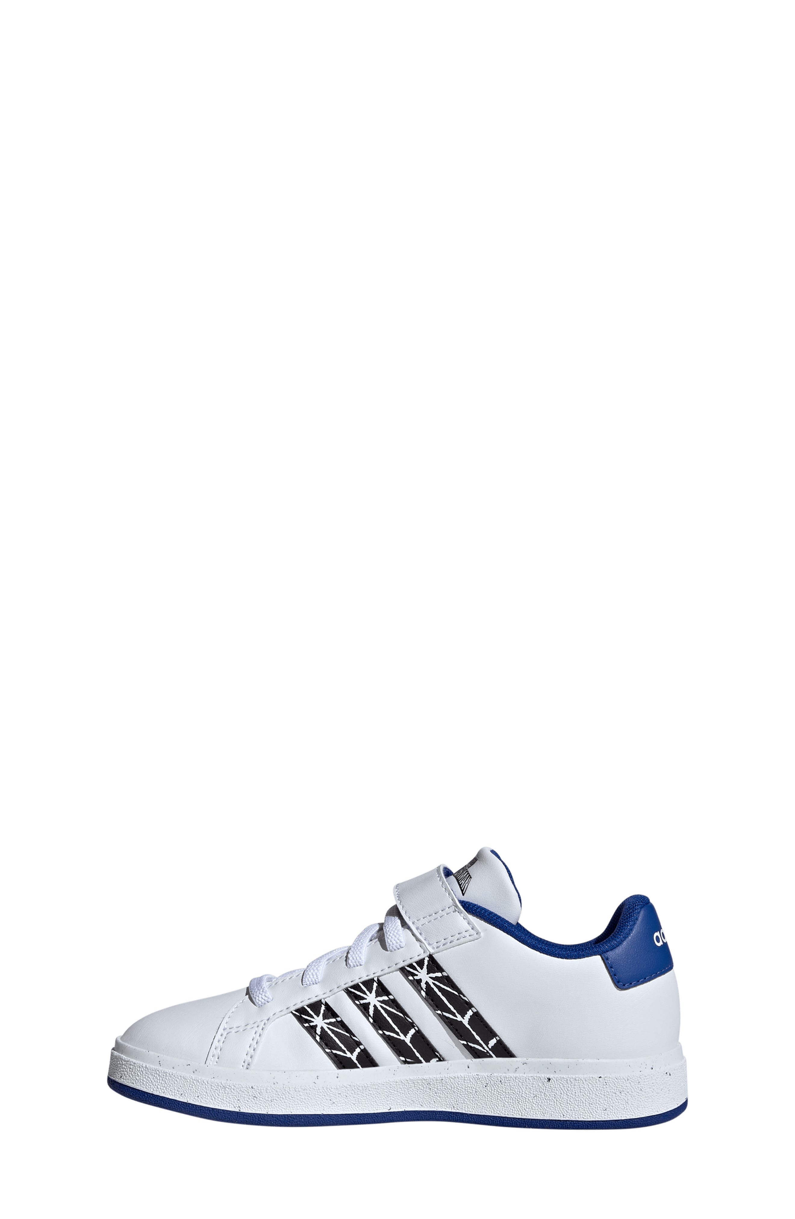 adidas Kids' Grand Court Spider-Man Sneaker, Alternate, color, Ftwwht/Cbl
