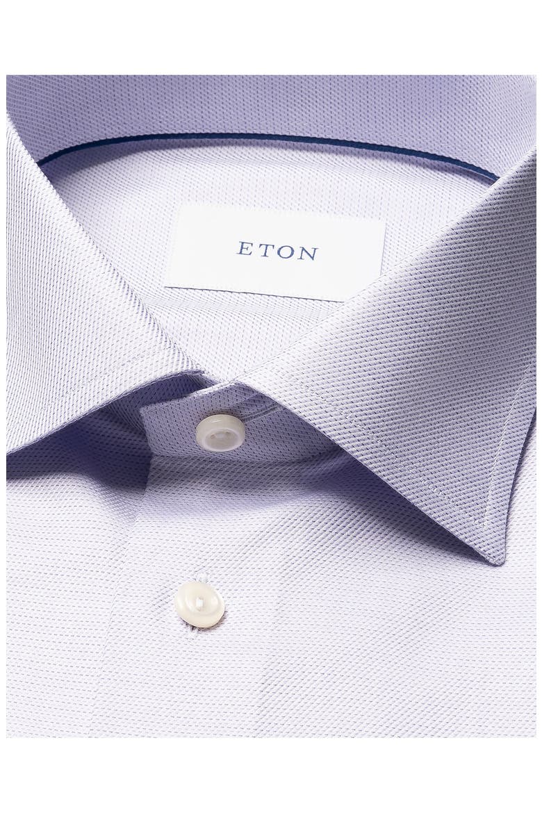 Slim Fit Twill Dress Shirt, Alternate, color, LIGHT PURPLE