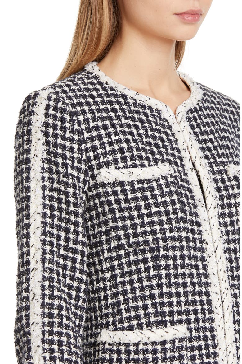 Tweed Jacket, Alternate, color, BLACK COMBO