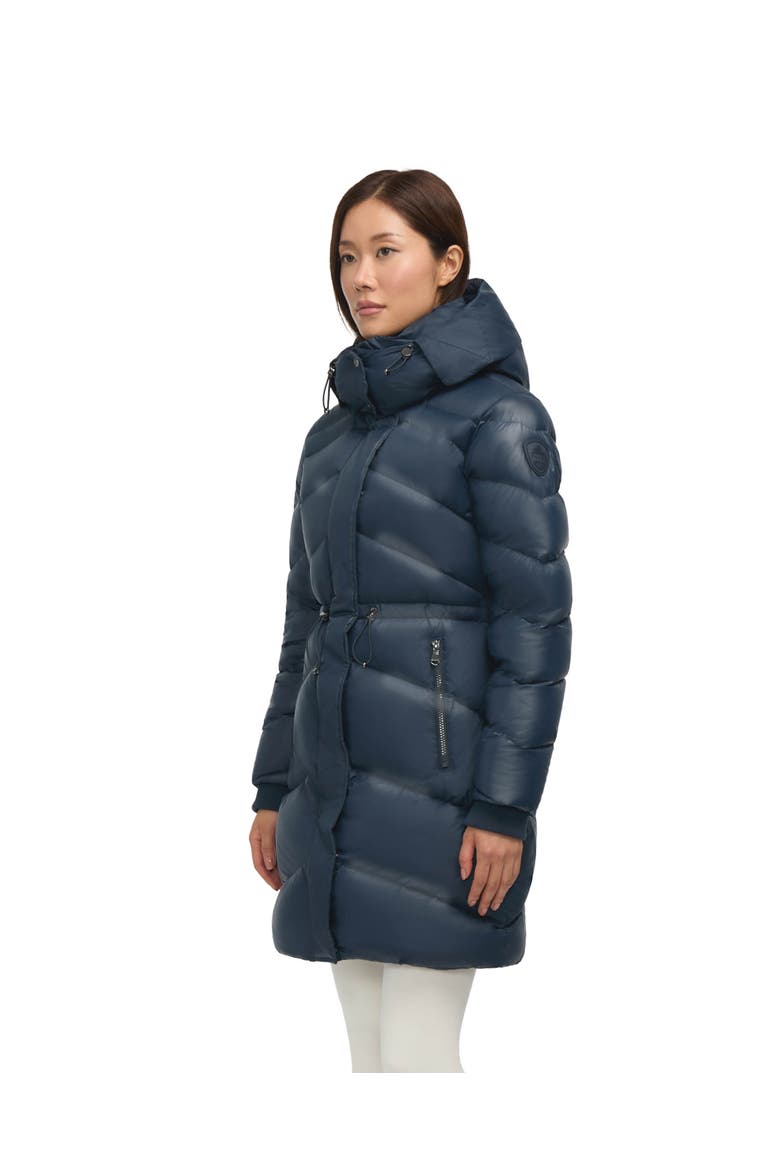 Saturn Mid-Length Quilted Puffer with Removable Hood, Alternate, color, Navy