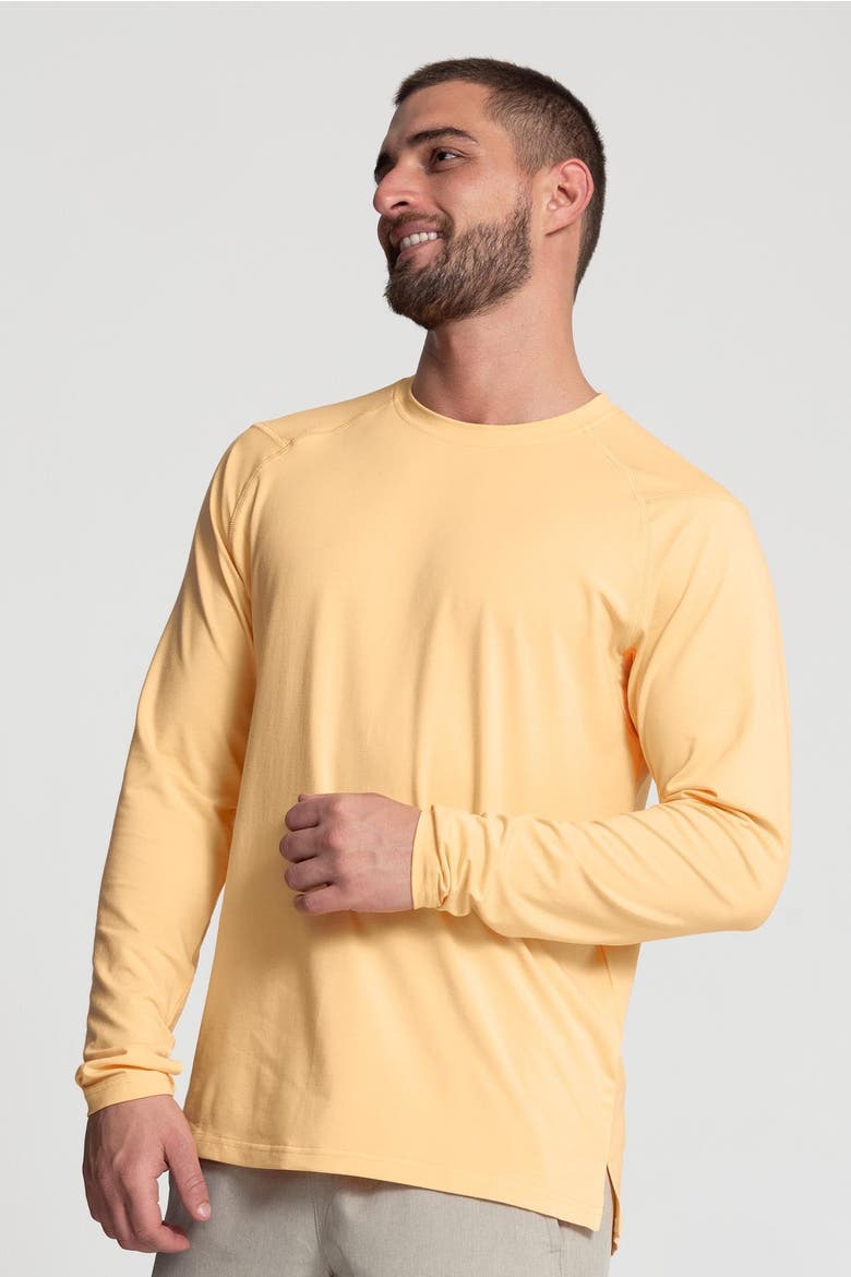 Unisex UPF 20+ Viscose Crewneck Sun Shirt, Alternate, color, Canyon Glow