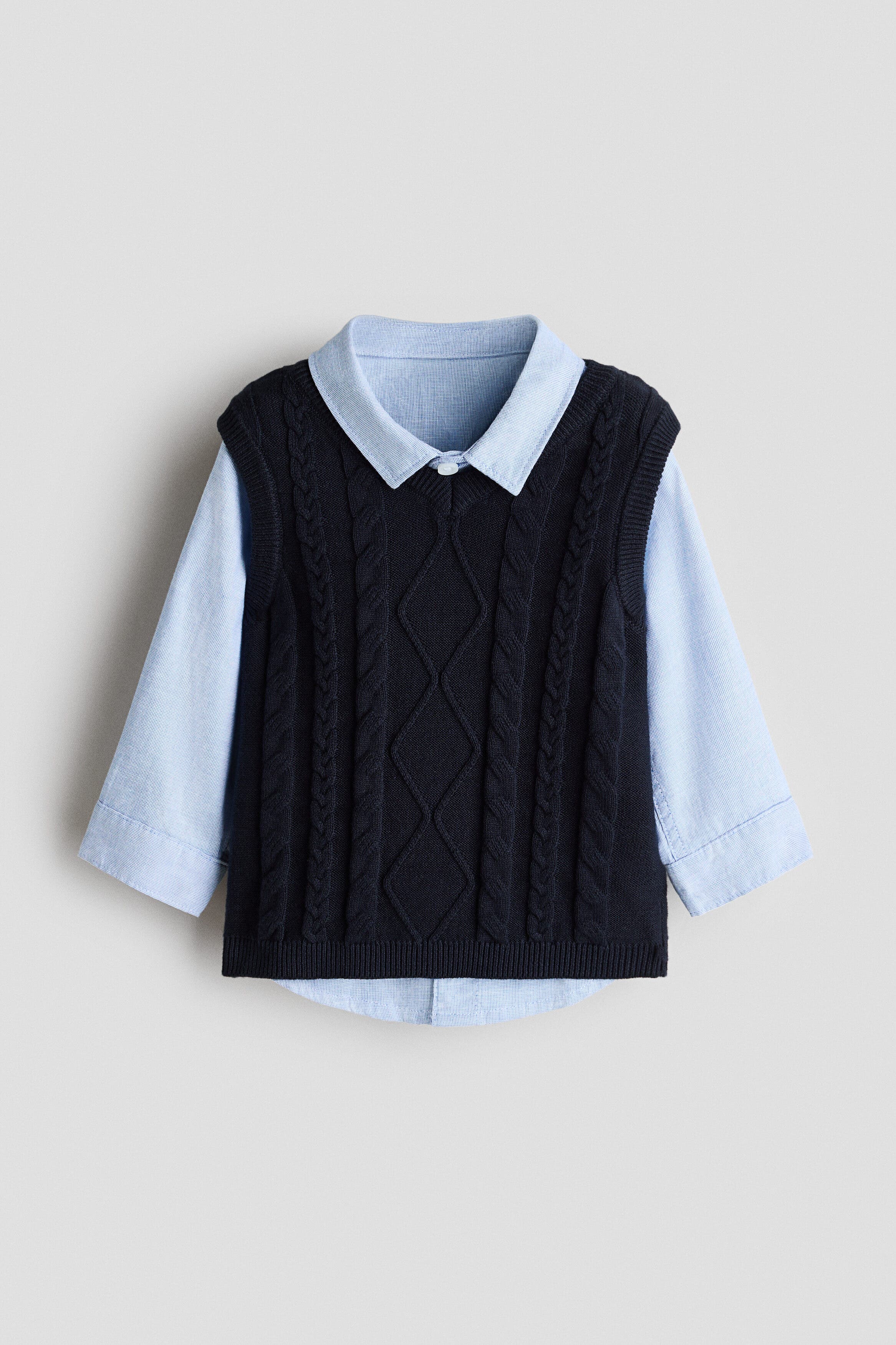 selected Navy blue/light blue