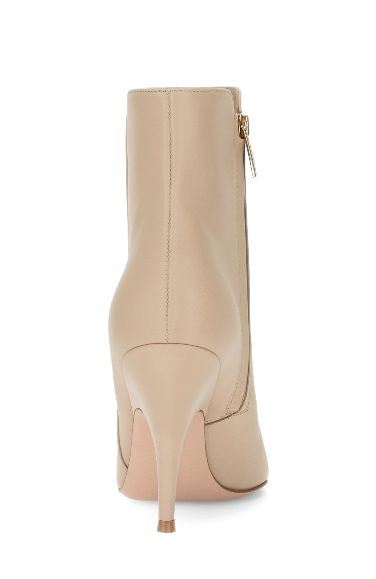 Sofia Bootie, Alternate, color, Beige Calf Leather