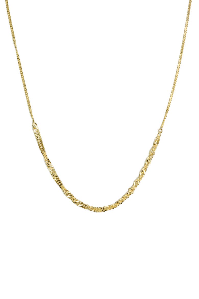 Frontal Chain Necklace, Main, color, GOLD