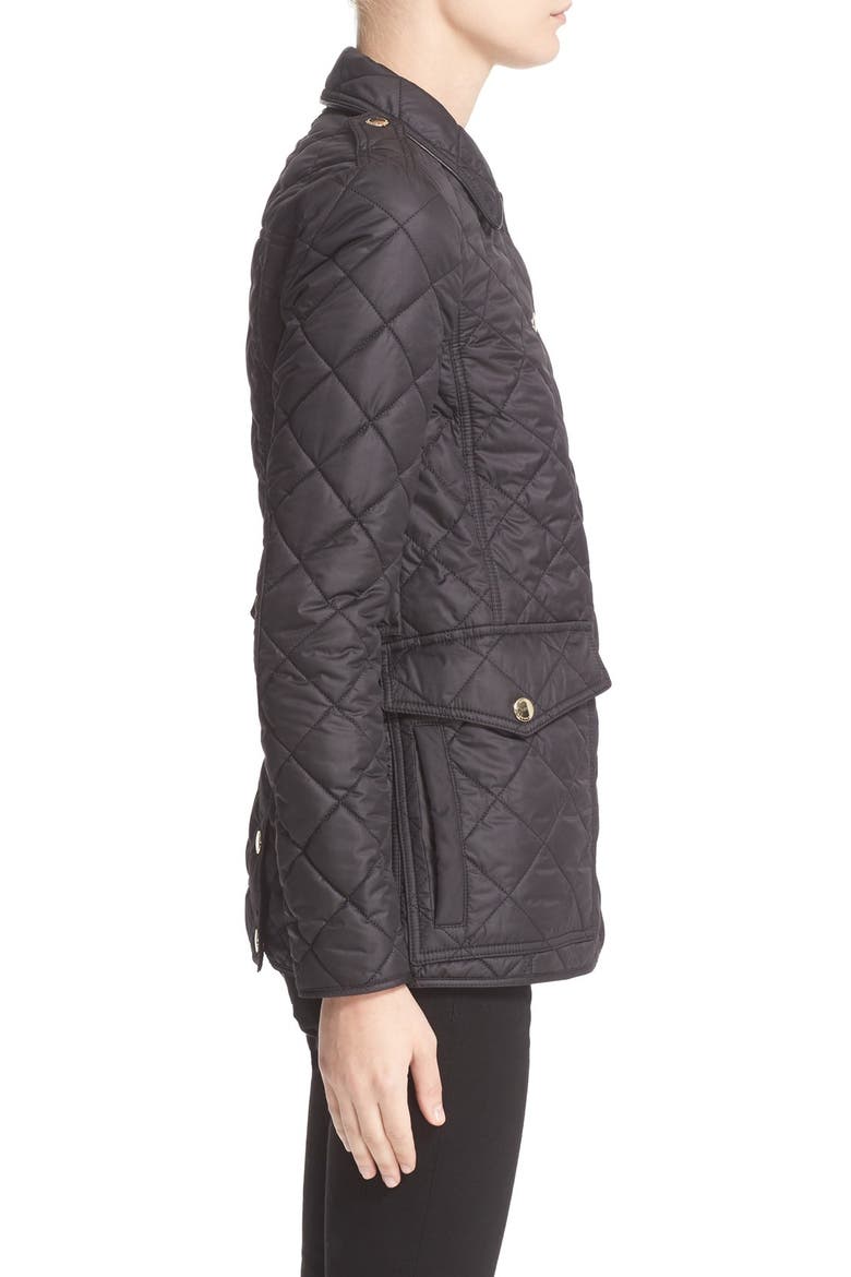 Westbridge Quilted Jacket, Alternate, color, BLACK