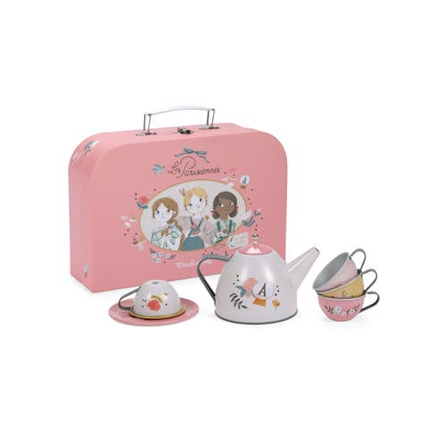 Suitcase New Tea Party Metal Set The Parisiennes